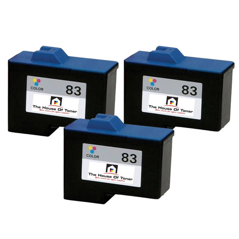 Compatible Ink Cartridge Replacement For Lexmark 18L0042 (83, Color) 450 YLD (3-Pack)
