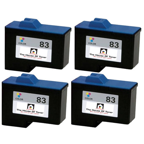 Compatible Ink Cartridge Replacement For Lexmark 18L0042 (83, Color) 450 YLD (4-Pack)