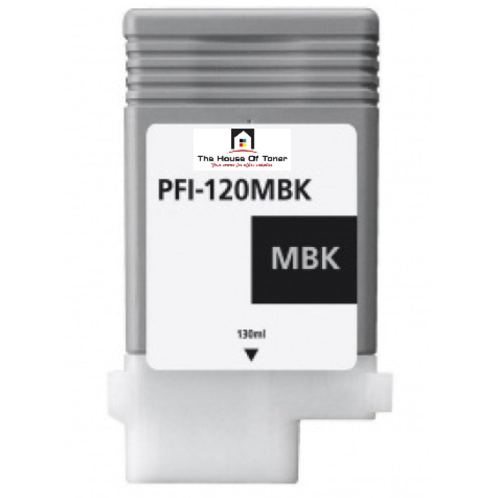 Compatible Ink Cartridge Replacement For CANON 2884C001 (PFI-120MBK) Matte Black (130 ML)