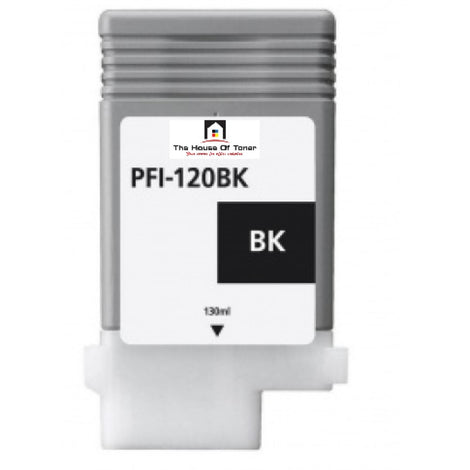 Compatible Ink Cartridge Replacement For CANON 2885C001 (PFI-120BK) Black (130 ML)