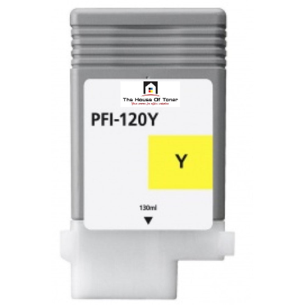 Compatible Ink Cartridge Replacement For CANON 2887C001 (PFI-120Y) Yellow (130 ML)