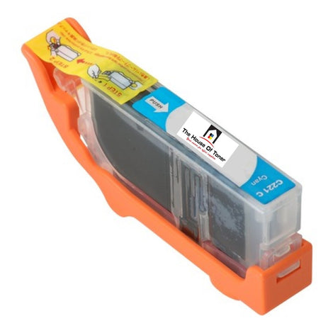 Compatible Ink Cartridge Replacement for CANON 2947B001AA (CLI-221C) Cyan (420 YLD)