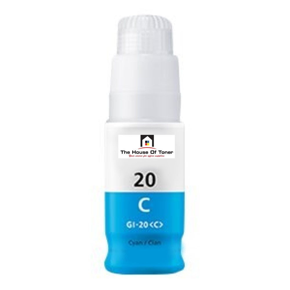 Compatible Ink Cartridge Replacement For CANON 3394C001 (GI-20C) Cyan (70ML)