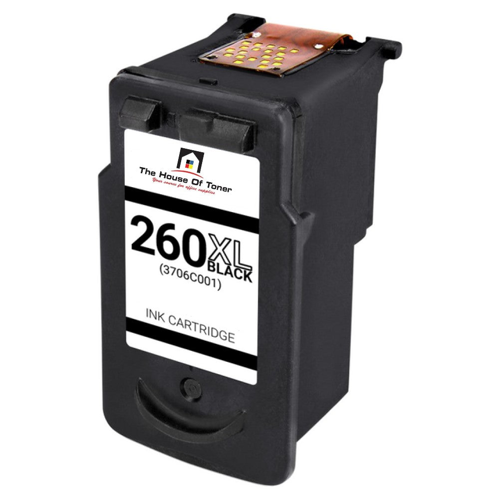 Compatible Ink Cartridge Replacement For CANON 3706C001 (PG-260XL) Black (400 YLD)