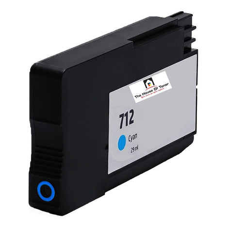 Compatible Ink Cartridge Replacement For HP 3ED67A (712) Cyan (29ML)