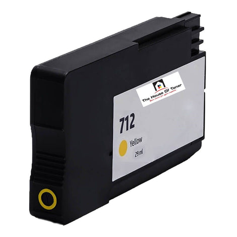 Compatible Ink Cartridge Replacement For HP 3ED69A (712) Yellow (29ML)