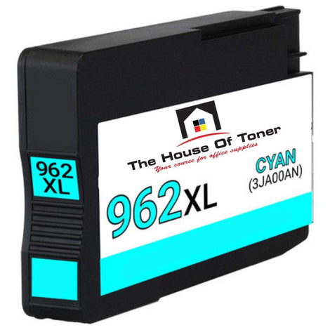 Compatible Ink Cartridge Replacement For HP 3JA00AN (962XL) Cyan (1.6K YLD)
