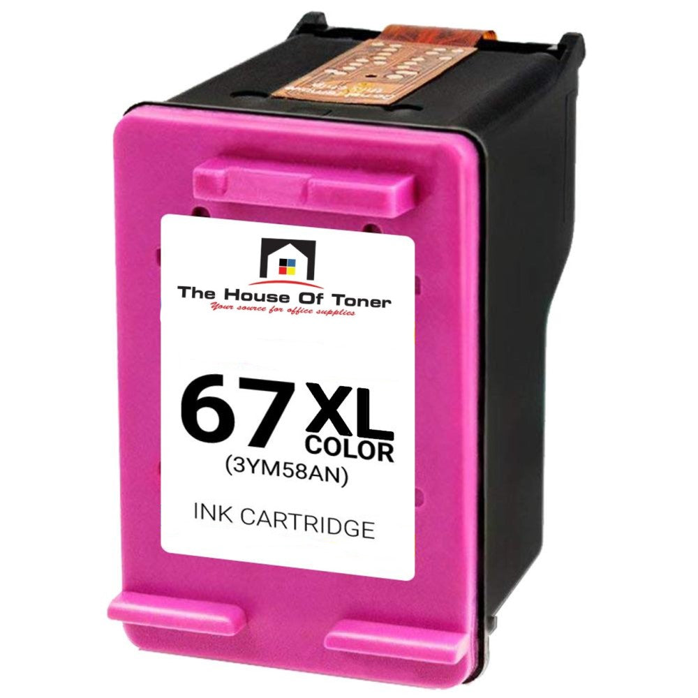 Compatible Ink Cartridge Replacement For HP 3YM58AN (67XL) Tri-Color (200 YLD)