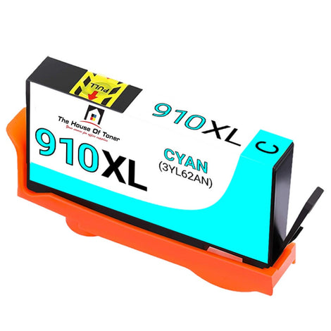 Compatible Ink Cartridge Replacement For HP 3YL62AN (910XL) Cyan (825 YLD)