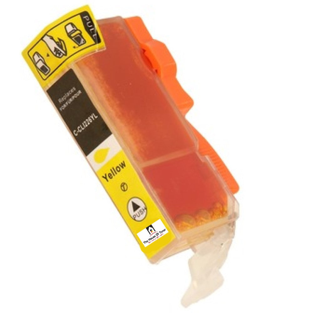 Compatible Ink Cartridge Replacement For CANON 4549B001AA (CLI-226Y) Yellow (510 YLD)