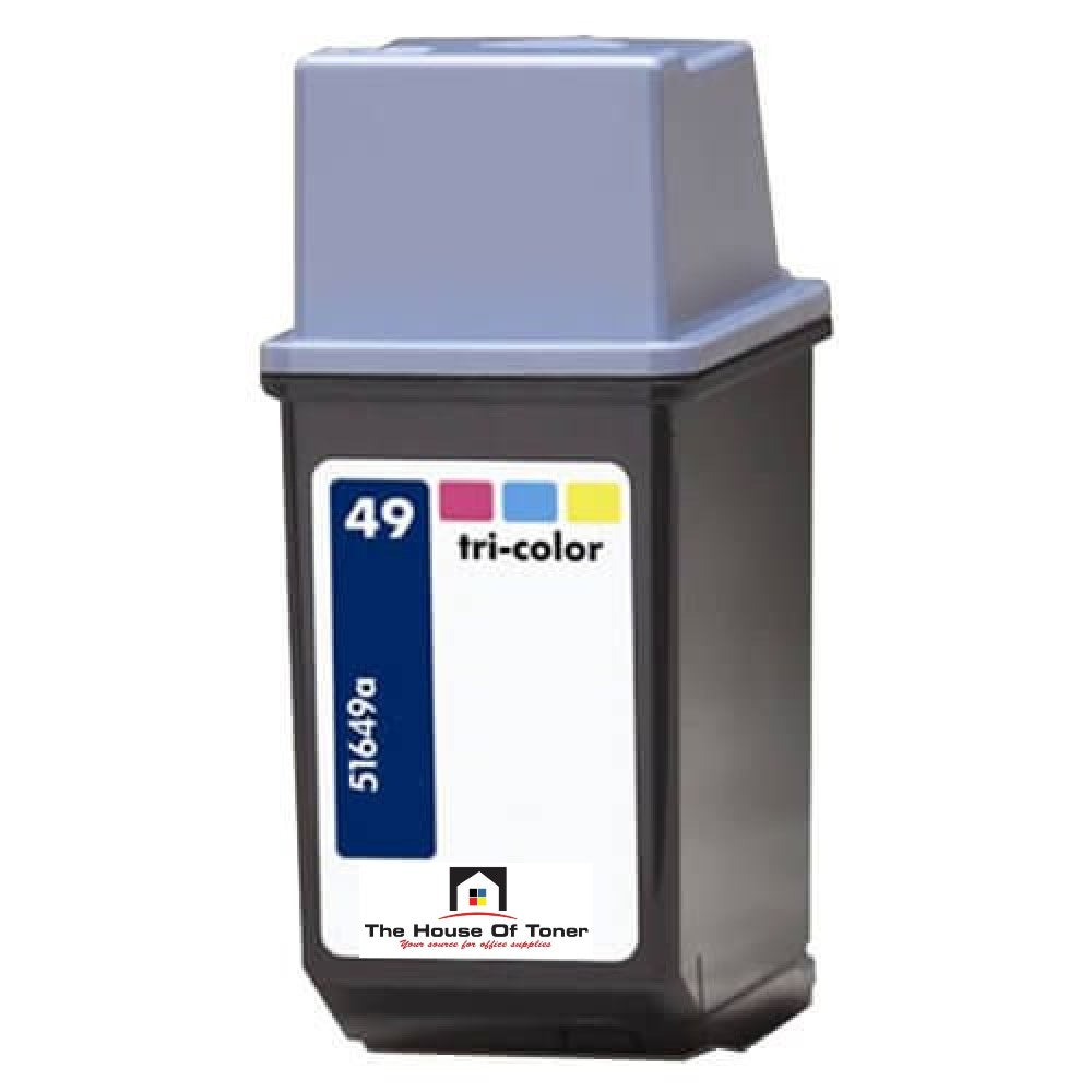 Compatible Ink Cartridge Replacement for HP 51649A (49) Tri-Color (25ML)