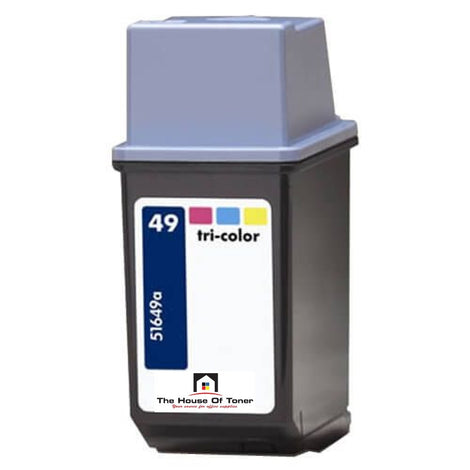 Compatible Ink Cartridge Replacement for HP 51649A (49) Tri-Color (25ML)