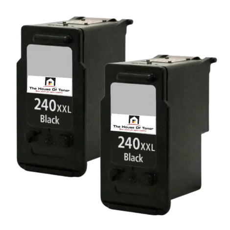 Compatible Ink Cartridge Replacement for CANON 5204B001 (PG-240XXL) Extra High Yield (600) 2-Pack