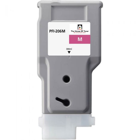Compatible Ink Cartridge Replacement For CANON 5305B001 (PFI-206M) Magenta (330 ML)