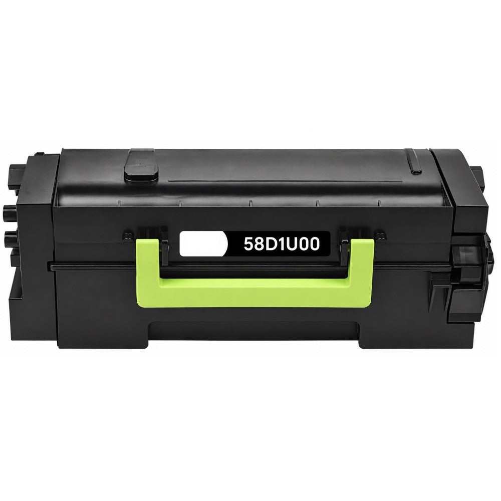 Compatible Toner Cartridge Replacement for Lexmark 58D1U00 Ultra Black High Yield (55K YLD)