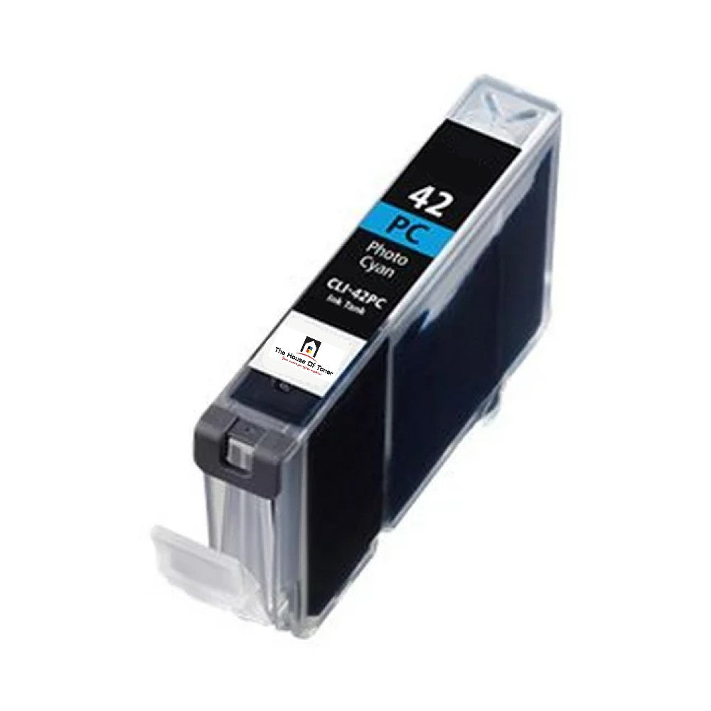 Compatible Ink Cartridge Replacement for CANON 6388B002 (CLI-42PC, CLI42PC) Photo Cyan (300 YLD)