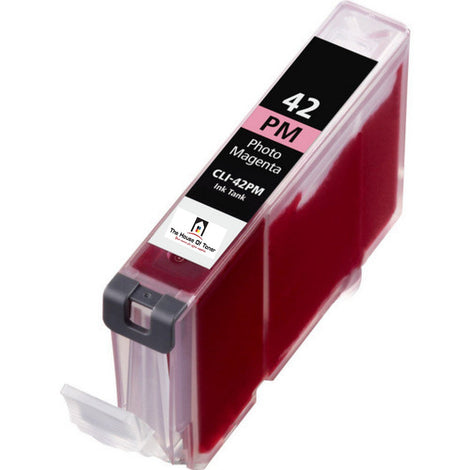 Compatible Ink Cartridge Replacement for CANON 6389B002 (CLI-42PM, CLI42PM) Photo Magenta (200 YLD)