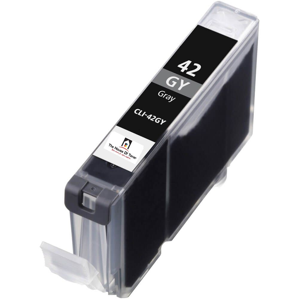 Compatible Ink Cartridge Replacement for CANON 6390B002 (CLI-42GY, CLI42GY) Gray (500 YLD)