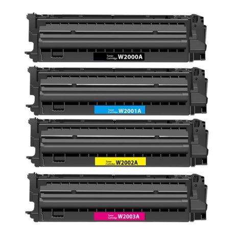 Compatible Black, Cyan, Magenta, Yellow Toner Cartridge Replacement for HP W2000A, W2001A, W2002A, W2003A (658A) Compatible (4 Pack) (Copy)