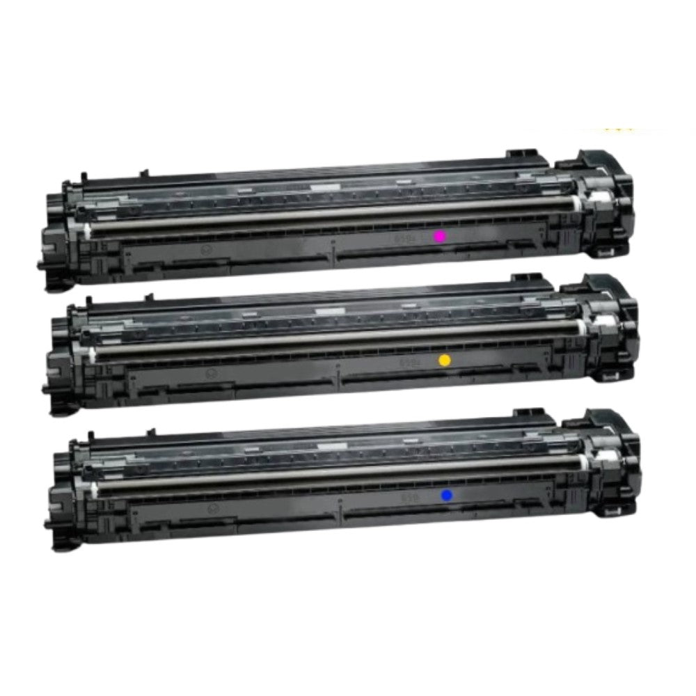Compatible High Yield Cyan, Yellow, Magenta Toner Ctg Replacement for HP W2011X, W2012X, W2013X (659X) Compatible (3 Pack)