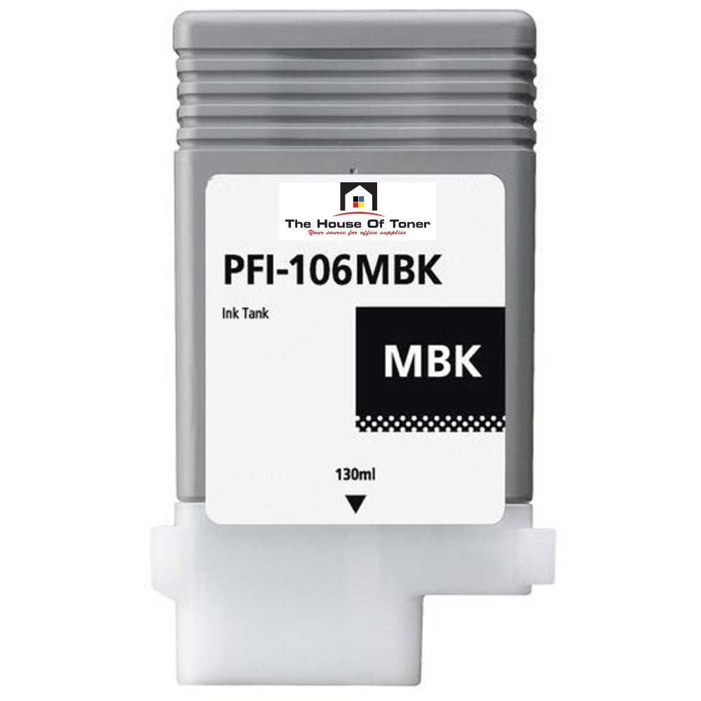 Compatible Ink Cartridge Replacement For CANON 6620B001 (PFI-106MBK) Matte Black (130 ML)