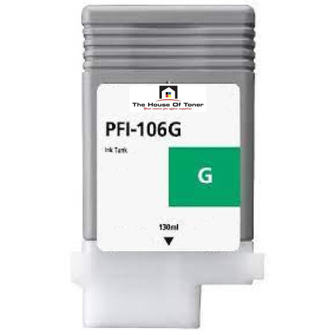 Compatible Ink Cartridge Replacement For CANON 6628B001 (PFI-106G) Green (130 ML)