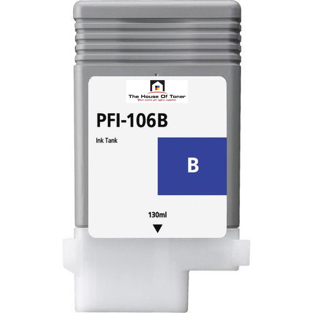 Compatible Ink Cartridge Replacement For CANON 6629B001 (PFI-106B) Blue (130 ML)