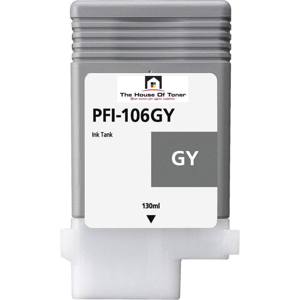 Compatible Ink Cartridge Replacement For CANON 6630B001 (PFI-106GY) Grey (130 ML)