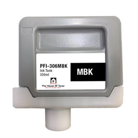 Compatible Ink Cartridge Replacement For CANON 6656B001 (PFI-306MBK) Matte Black (330ML)