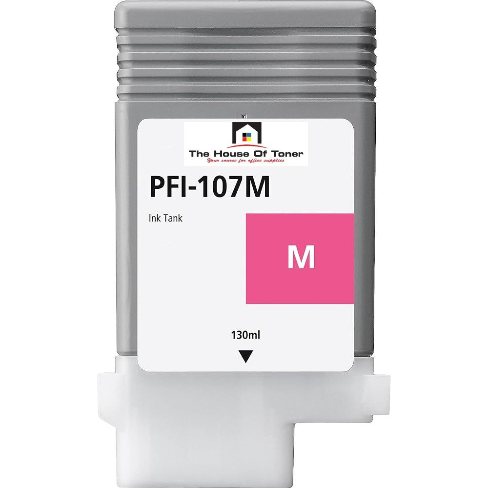 Compatible Ink Cartridge Replacement For CANON 6707B001 (PFI-107M) Magenta (130 ML)