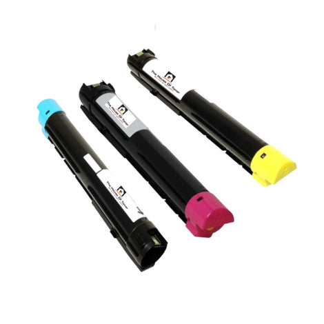 Compatible Toner Cartridge Replacement For XEROX 6R1458, 6R1459, 6R1460 (Cyan, Magenta, Yellow) 15K YLD (3-Pack)