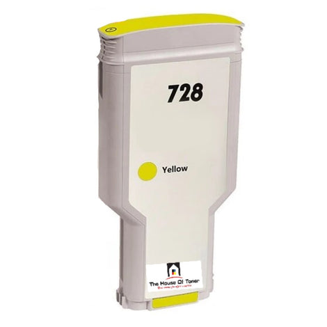 Compatible Ink Cartridge Replacement For HP F9J65A (728) Yellow (130ML)