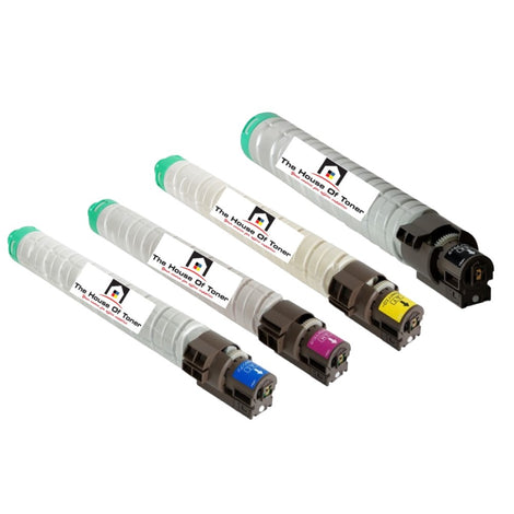 Compatible Toner Cartridge Replacement For Lanier 821181, 821182, 821183, 821184 (Black, Cyan, Yellow, Magenta) 27K YLD (4-Pack)