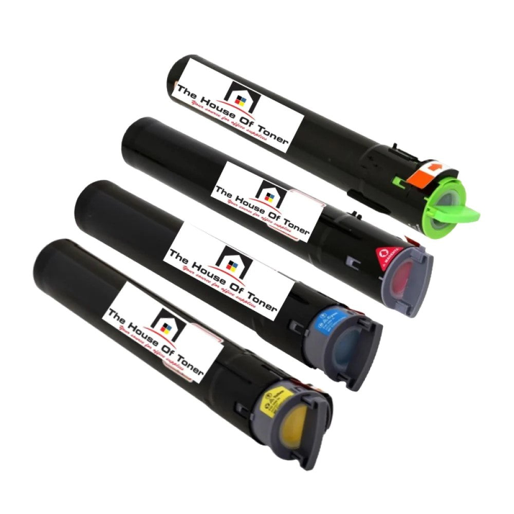 Compatible Toner Cartridge Replacement for Ricoh 841280, 841281, 841282, 841283 (Black, Cyan, Yellow, Magenta) 10K YLD-Black, 5.5K YLD- Color (4-Pack)