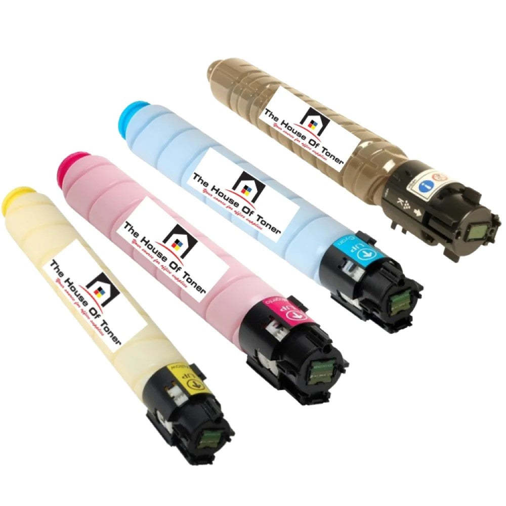 Compatible Toner Cartridge Replacement For Ricoh 841295, 841298, 841297, 841296 (Black, Yellow, Magenta, Cyan) 10K YLD (4-Pack)