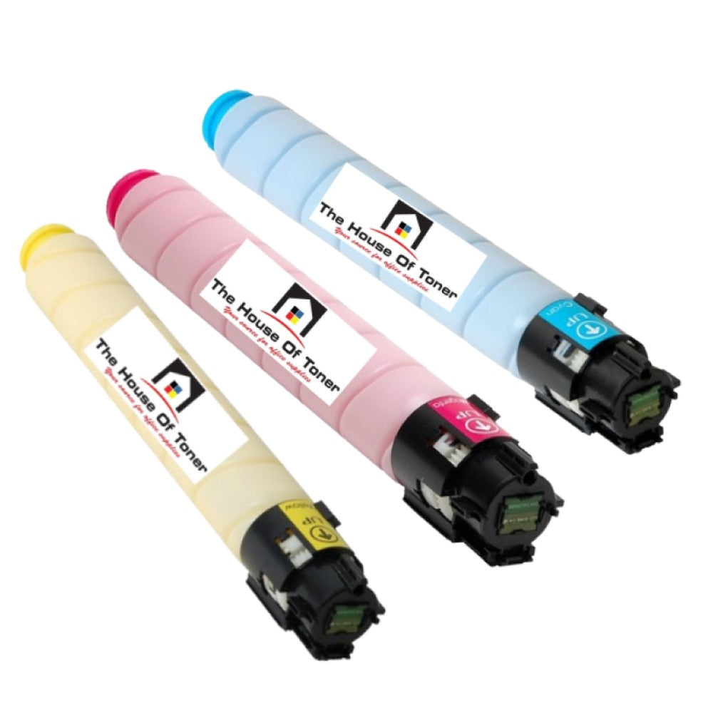 Compatible Toner Cartridge Replacement For Ricoh 841298, 841297, 841296 (Yellow, Magenta, Cyan) 10K YLD (3-Pack)