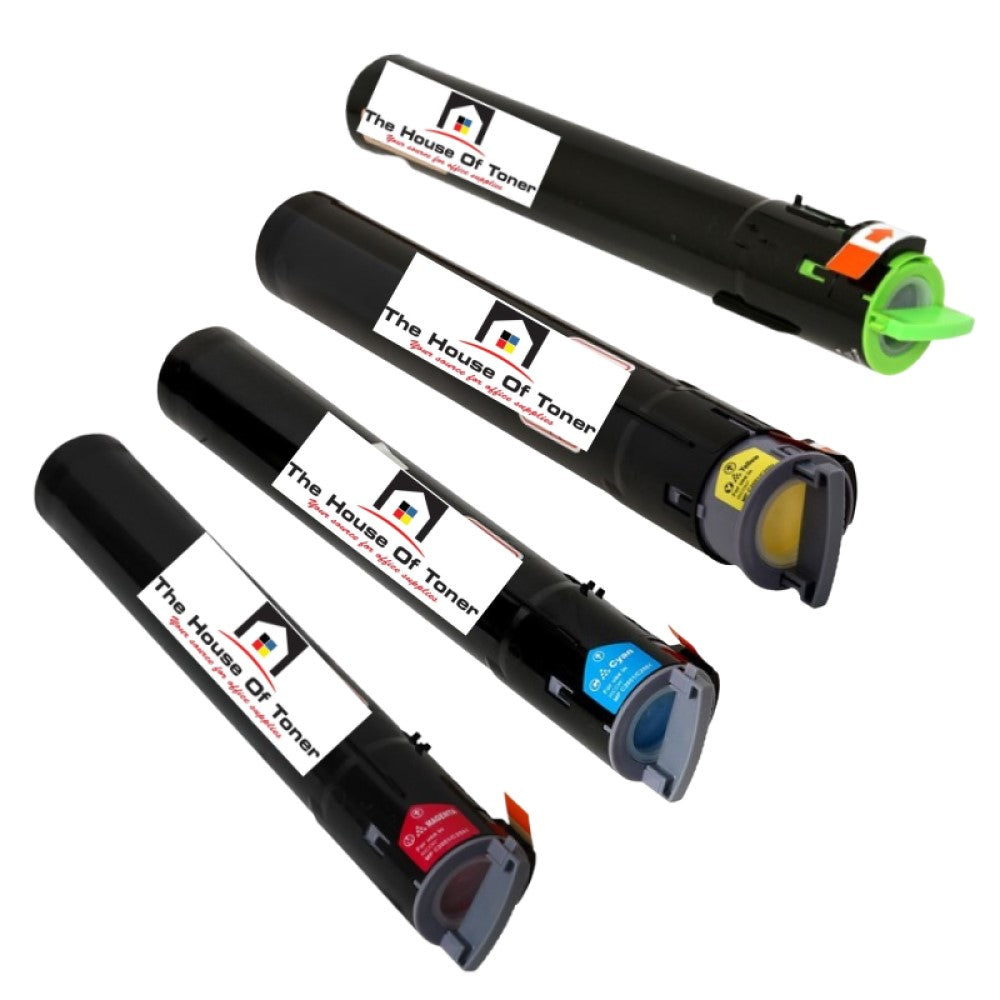 Compatible Toner Cartridge Replacement for Lanier 841586, 841501, 841502, 841503 (Black, Cyan, Magenta, Yellow) 9.5K YLD (4-Pack)