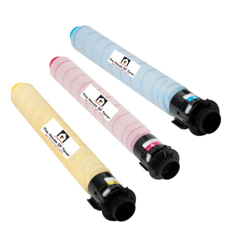 Compatible Toner Cartridge Replacement for RICOH 841814, 841815, 841816 (Cyan, Magenta, Yellow ) 18K YLD (3-Pack)