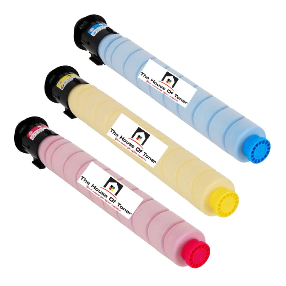 Compatible Toner Cartridge Replacement for Lanier 841921, 841920, 841919 (Cyan, Magenta, Yellow) 9.5K YLD (3-Pack)