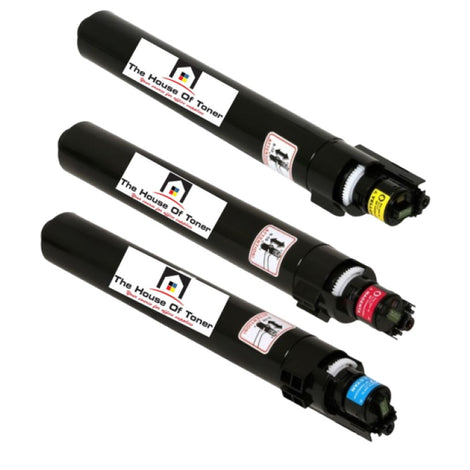 Compatible Toner Cartridge Replacement for Ricoh 888637, 888638, 888639 (Cyan, Yellow, Magenta) 15K YLD (3-Pack)