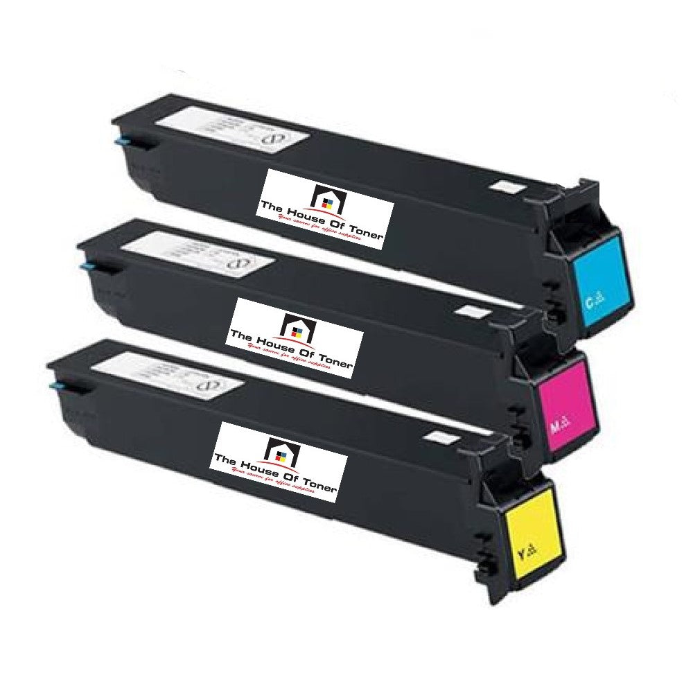 Compatible Toner Cartridge Replacement for KONICA MINOLTA 8938-506, 8938-507, 8938-508 (TN210C, TN210M, TN210Y) Cyan, Magenta, Yellow (12K YLD- Color) 3-Pack