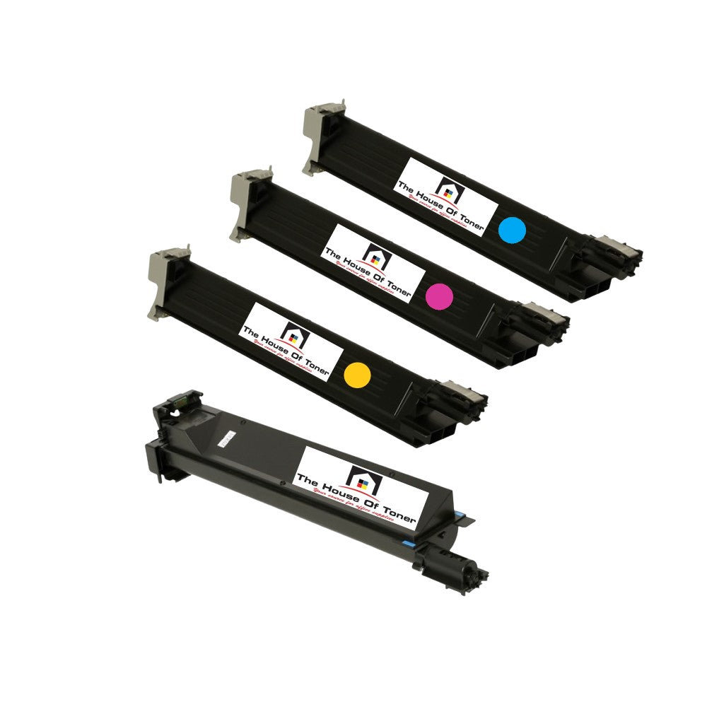 Compatible Toner Cartridge Replacement for KONICA MINOLTA 8938-701, 8938-702, 8938-703, 8938-704 (TN312K, TN312Y, TN312M, TN312C) Black, Cyan, Yellow, Magenta (20K YLD- Black, 12K YLD- Colors) 4-Pack