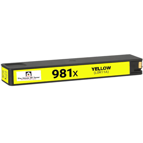 Compatible Ink Cartridge Replacement for HP L0R11A (981X) Yellow (10K YLD)