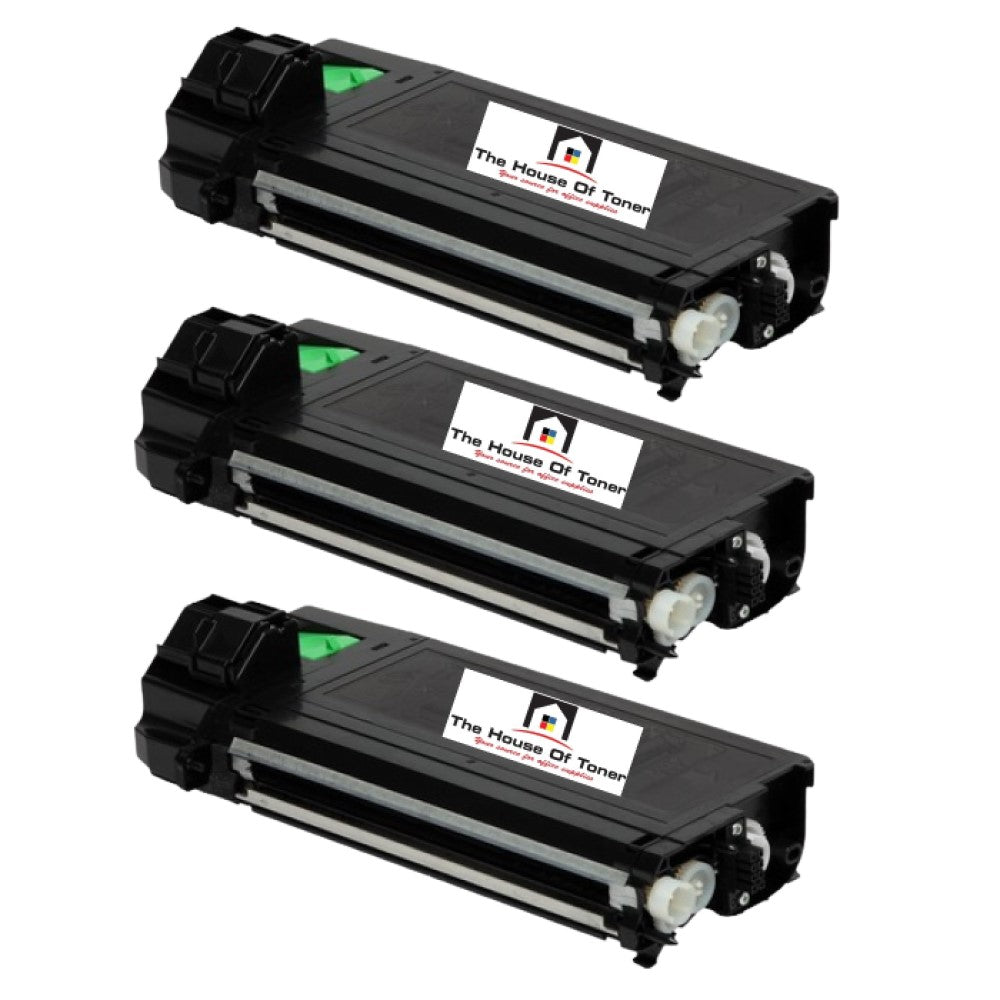 Compatible Toner Cartridge Replacement For SHARP AL100TD (AL-100TD) Black (6K YLD) 3-Pack