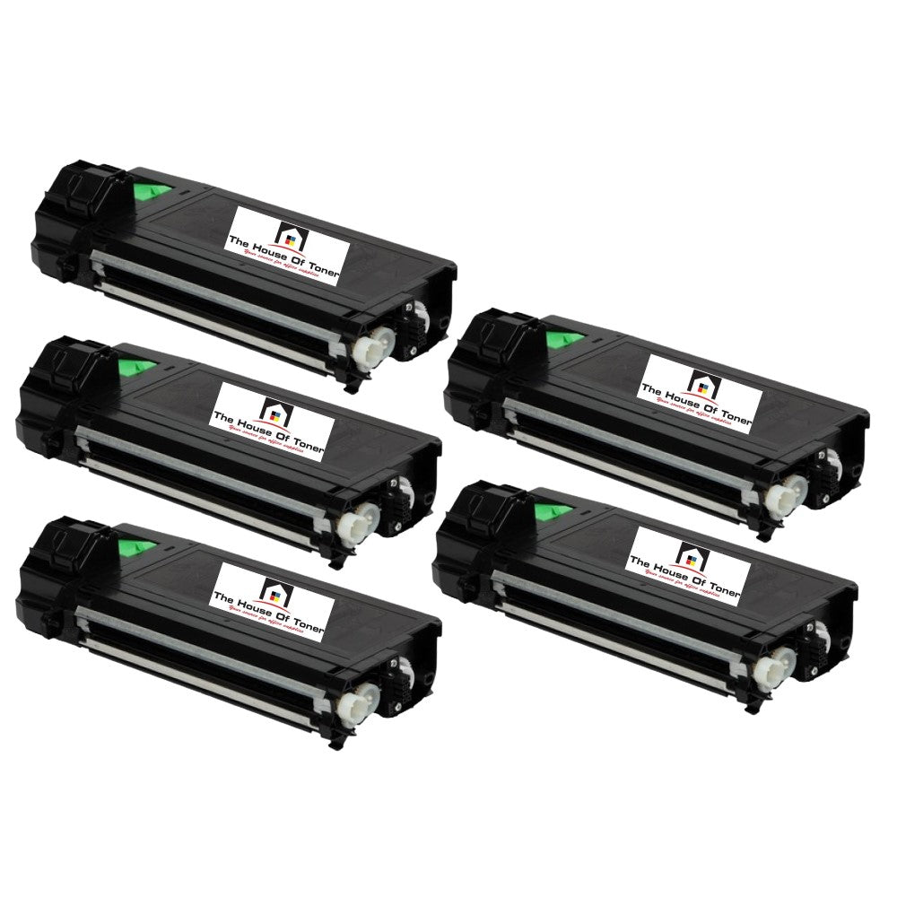 Compatible Toner Cartridge Replacement For SHARP AL100TD (AL-100TD) Black (6K YLD) 5-Pack