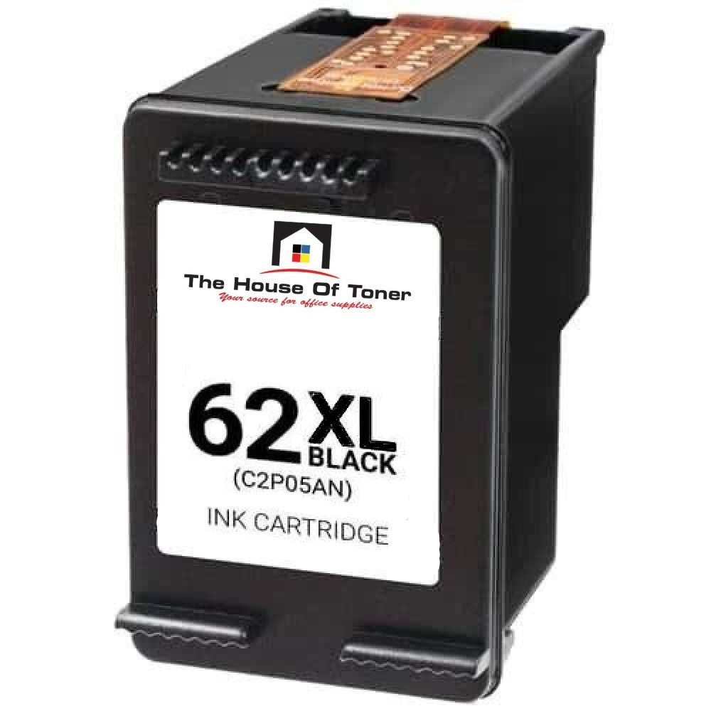 Compatible Ink Cartridge Replacement for HP C2P05AN (62XL) Black (600 YLD)