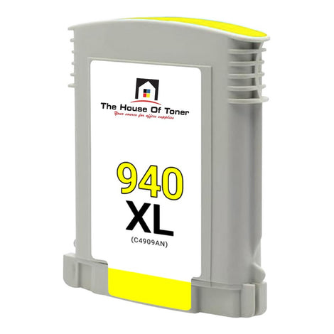 Compatible Ink Cartridge Replacement for HP C4909AN (940XL) Yellow (1.4K YLD)