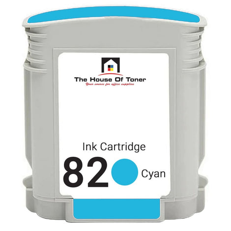 Compatible Ink Cartridge Replacement for HP C4911A (82) Cyan (3.2K YLD)