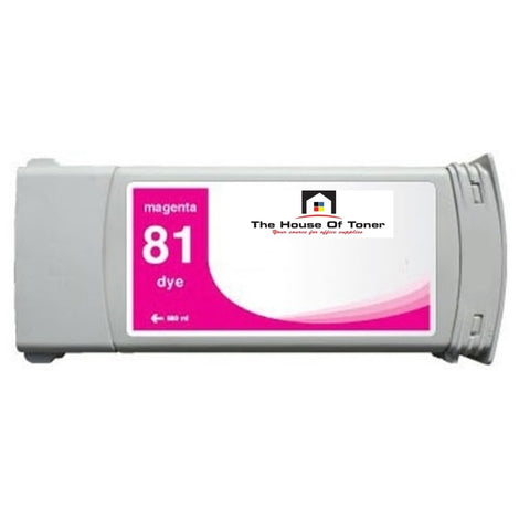 Compatible Ink Cartridge Replacement For HP C4932A (81) Magenta (680 ML)