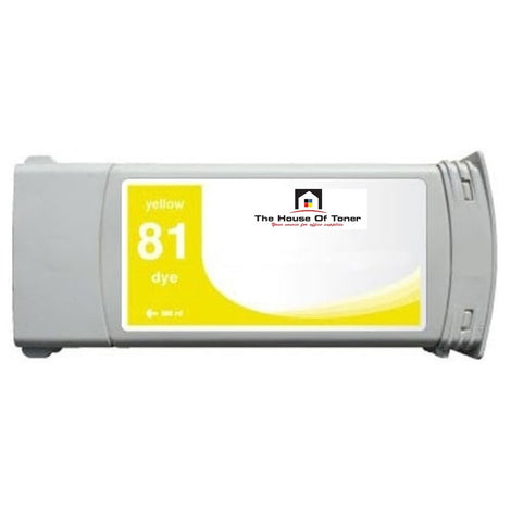 Compatible Ink Cartridge Replacement For HP C4933A (81) Yellow (680 ML)